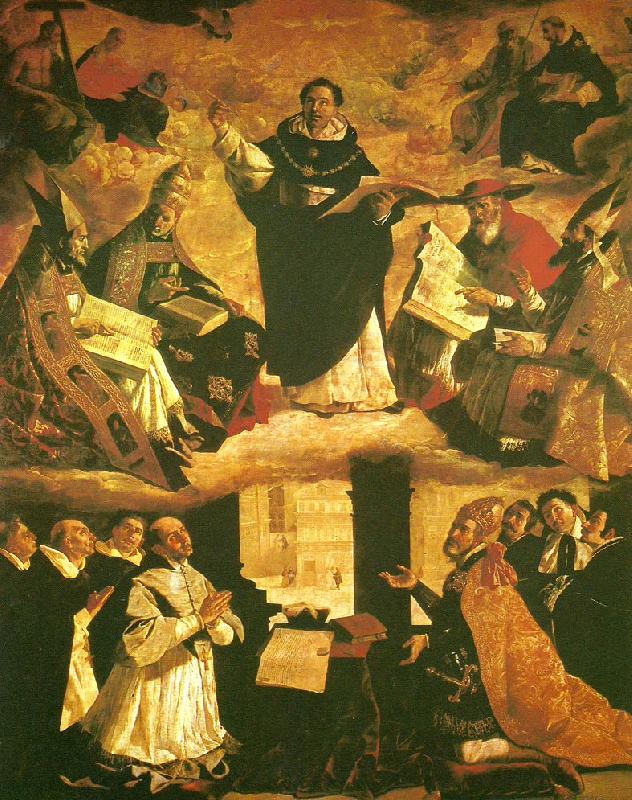 Francisco de Zurbaran the apotheosis of st oil painting image